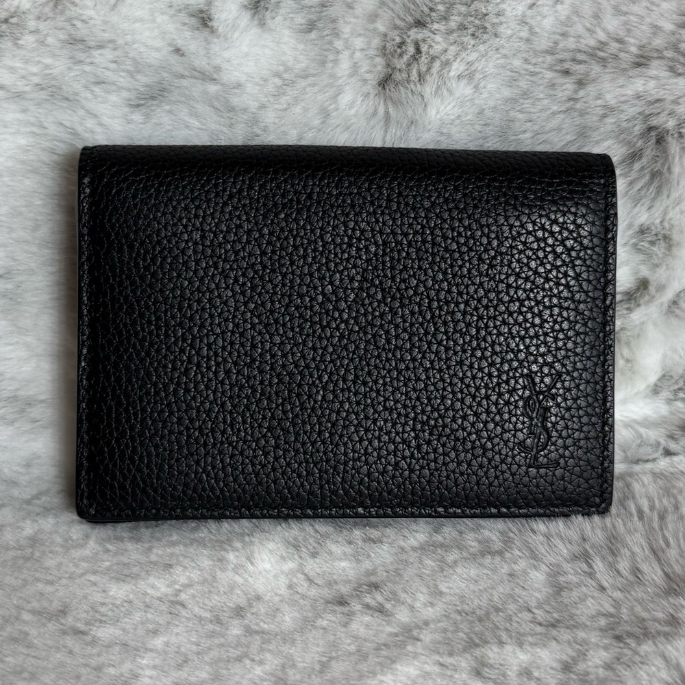 Saint Laurent CASSANDRE Business Bifold Card Holder/ Wallet P0300